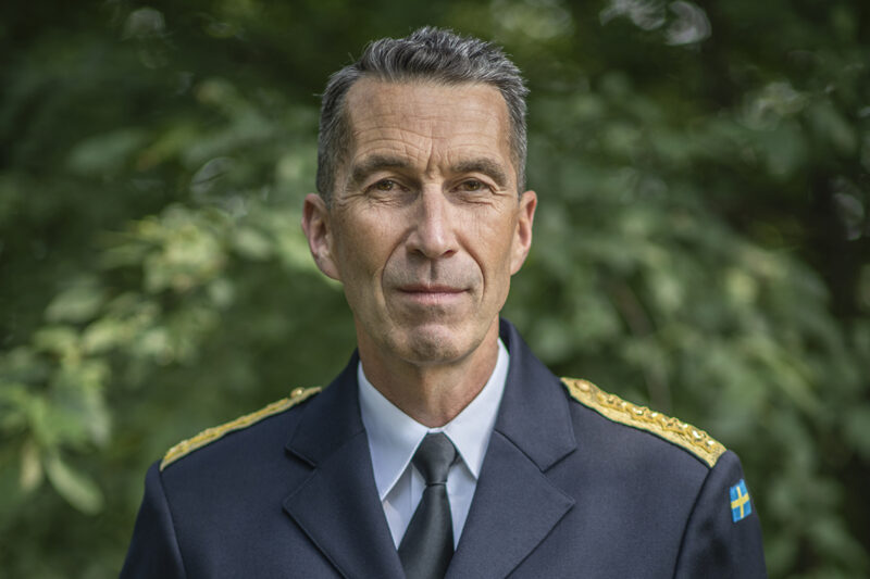Överbefälhavare general Micael Bydén.